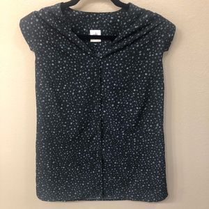 CAbi ASTRAL BLOUSE Size  M 3429 Fall 2017 Navy
